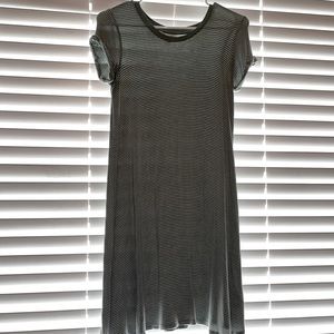 Light green stripped dress size is extra small but could fit a medium